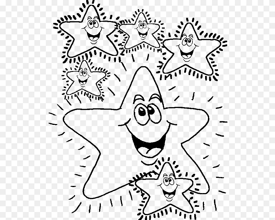 Transparent Star Shine Twinkle Star Coloring Page, Art, Drawing, Baby, Person Png Image