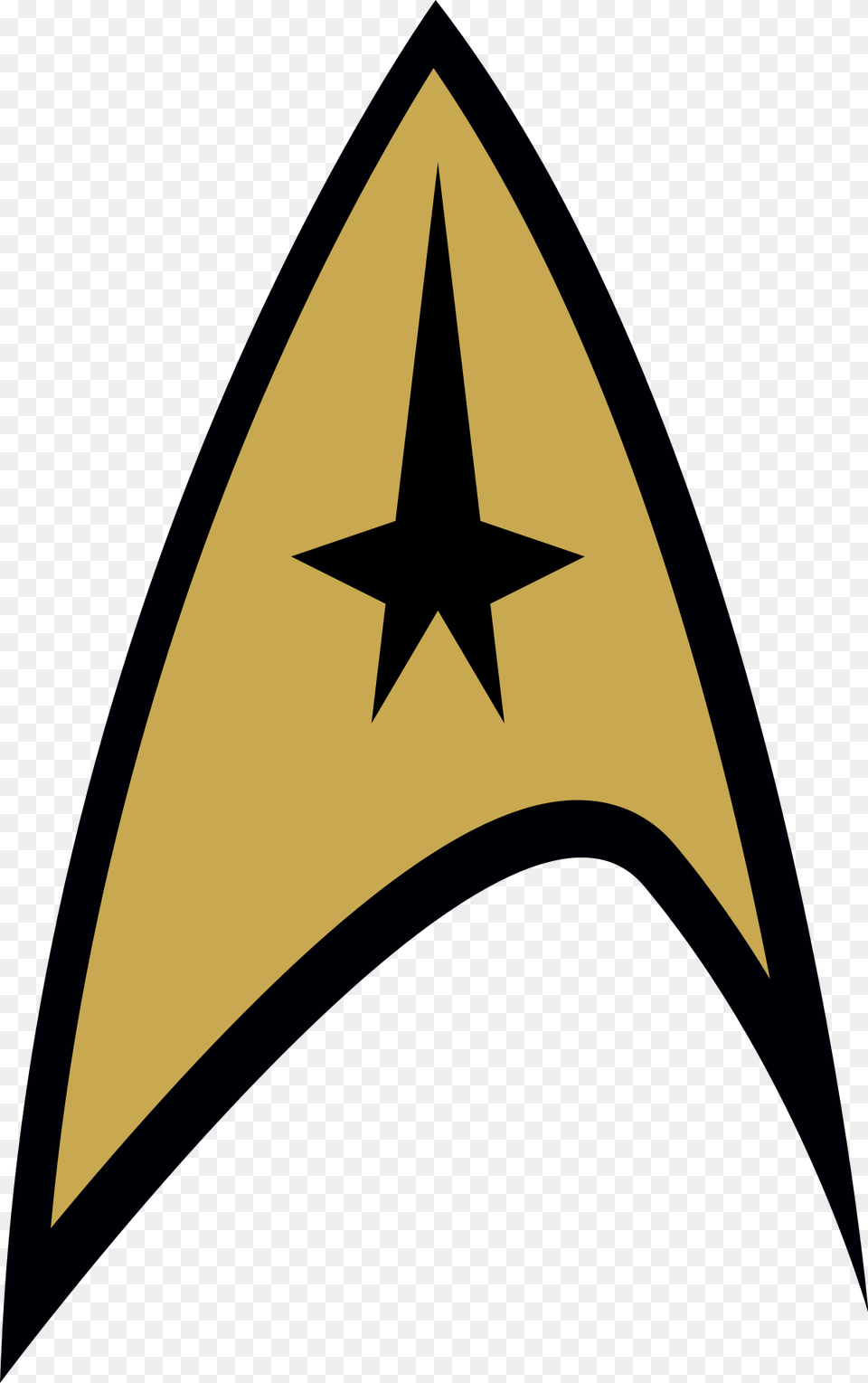 Star Trek Enterprise Clipart Star Trek Science Logo, Symbol, Star Symbol, Rocket, Weapon Free Transparent Png