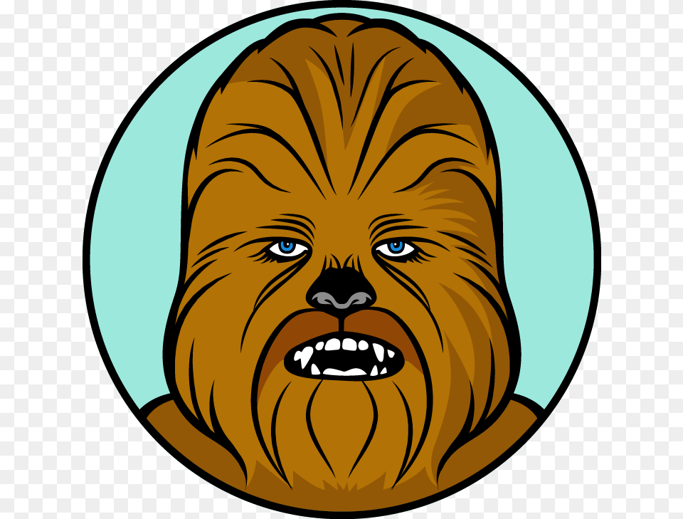 Transparent Star Wars Clip Art Star Wars Chewbacca Vector, Face, Head, Person, Photography Free Png