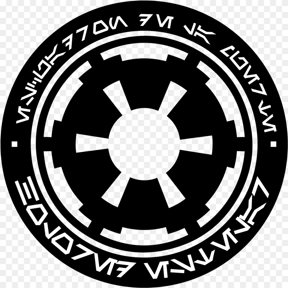 Transparent Star Wars Logo Logo Imperial Star Wars, Machine, Wheel, Spoke Png Image