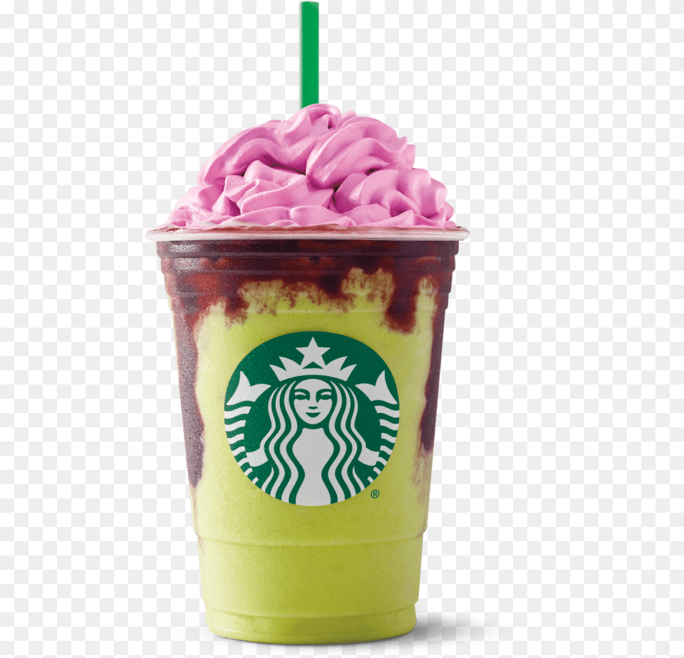 Transparent Starbucks Frappuccino Double Chocolate Chip Frappe With White Mocha, Cream, Ice Cream, Food, Dessert Png Image