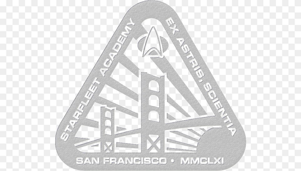 Transparent Starfleet Academy Logo, Sticker, Text Png