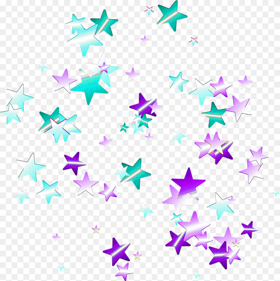 Stars Picsart Hd Star, Flag, Paper, Confetti Free Transparent Png