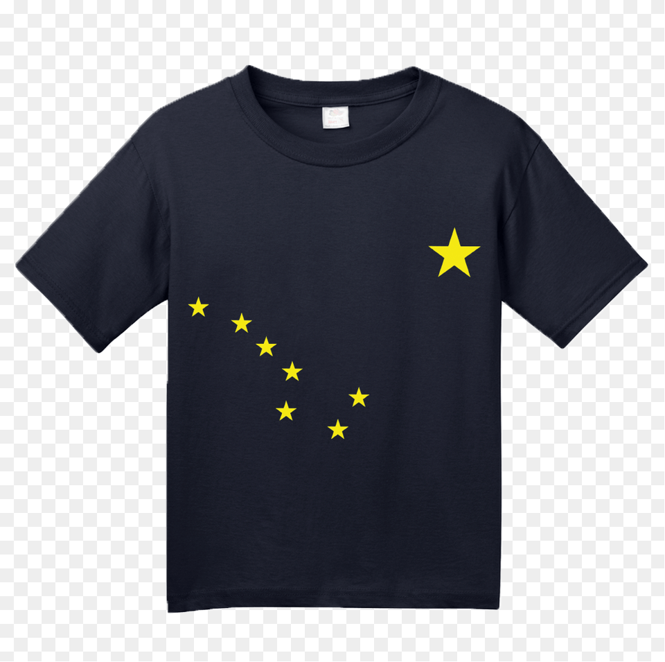 Transparent State Flag Of Alaska, Clothing, T-shirt, Symbol, Star Symbol Png Image