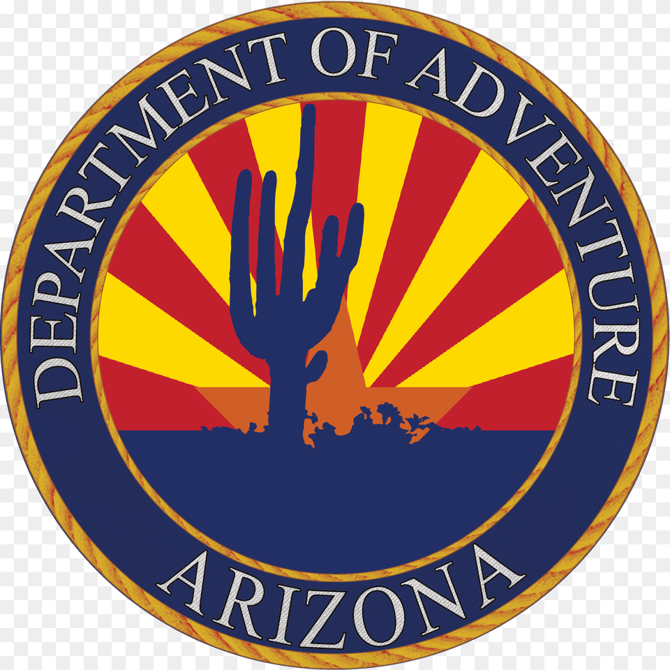 Transparent State Of Arizona Logo, Emblem, Symbol, Badge Png Image