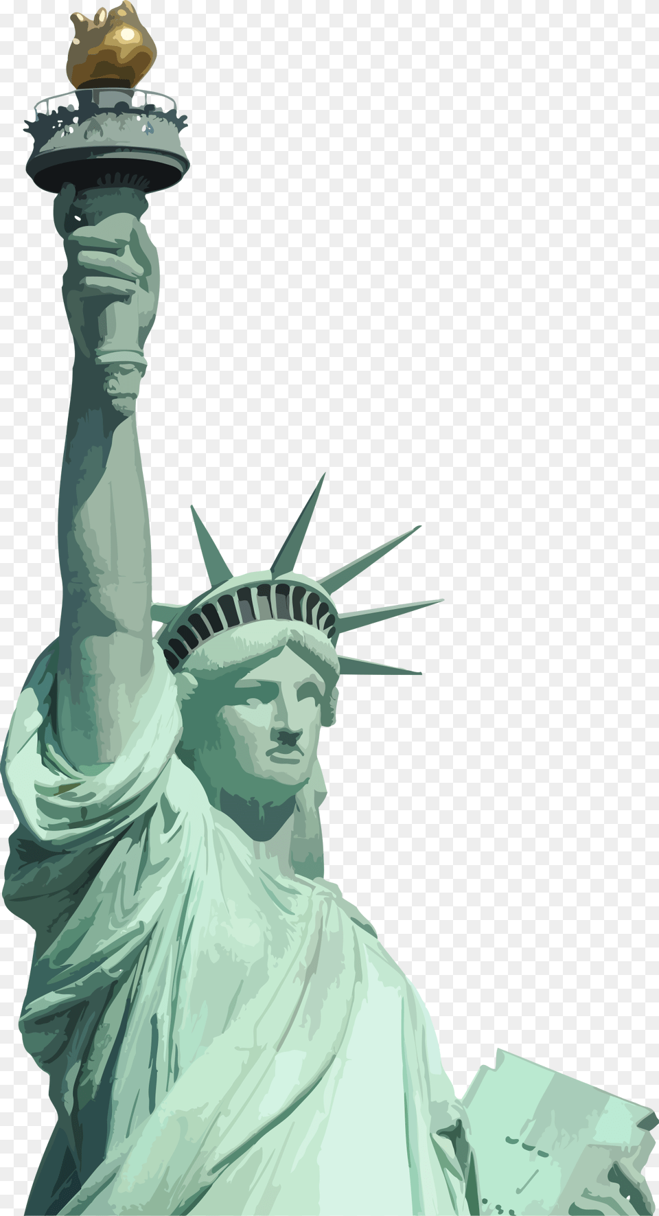 Transparent Statue Of Liberty Clip Art Statue Of Liberty Pdf, Adult, Person, Man, Male Png Image
