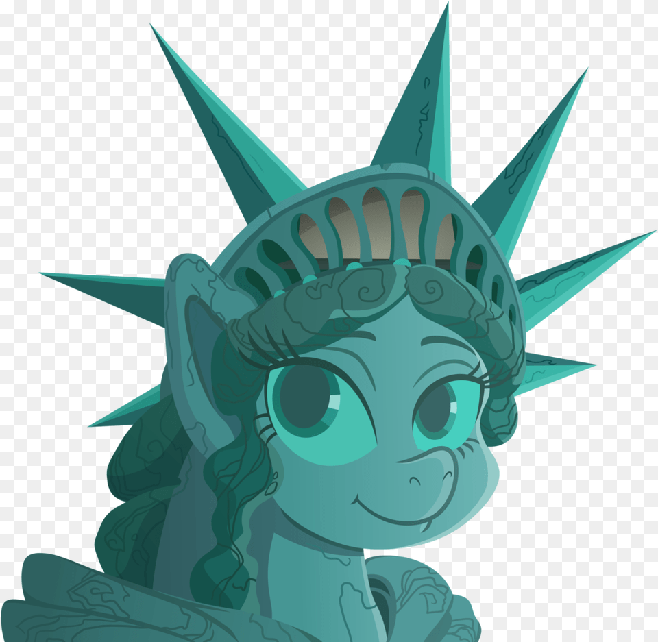 Statue Of Liberty Head Statue Of Liberty Pony, Art, Animal, Fish, Sea Life Free Transparent Png