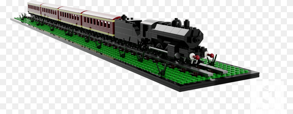 Transparent Steam Train Lego Steam Train Model, Locomotive, Railway, Transportation, Vehicle Free Png