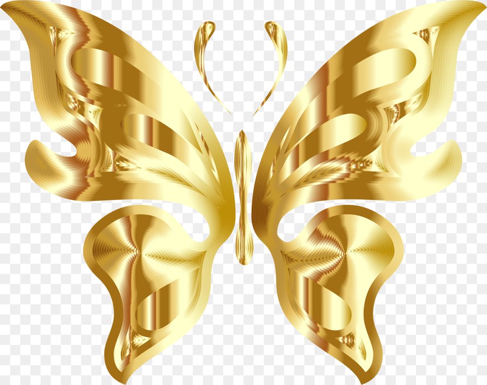 Transparent Steel Clipart Gold Butterfly No Background, Chandelier, Lamp Png Image