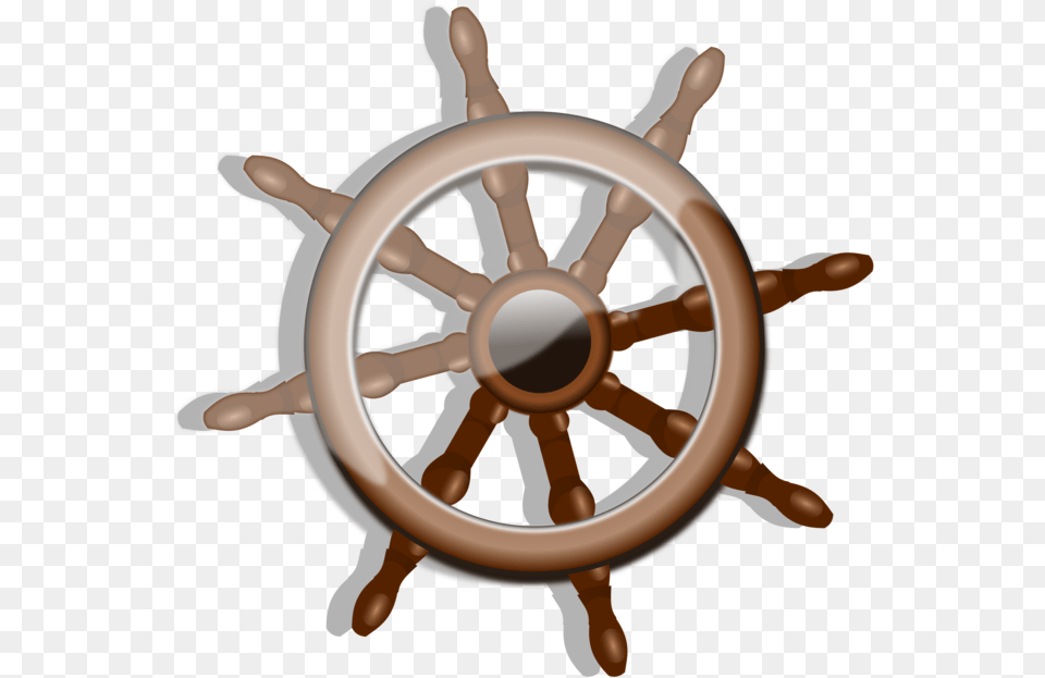 Transparent Steering Wheel Clipart Timon De Barco, Steering Wheel, Transportation, Vehicle, Machine Free Png