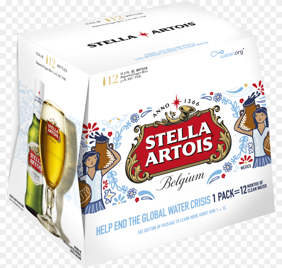 Transparent Stella Beer Stella Artois 12 Pack Bottles, Alcohol, Beverage, Lager, Baby Png