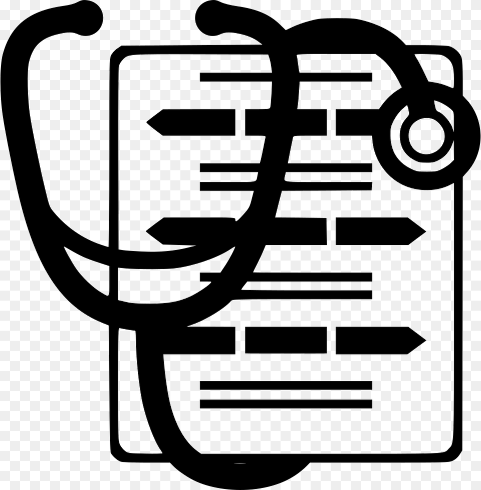 Transparent Stethoscope Vector Medical Test Stethoscope Icon, Stencil, Device, Grass, Lawn Free Png Download