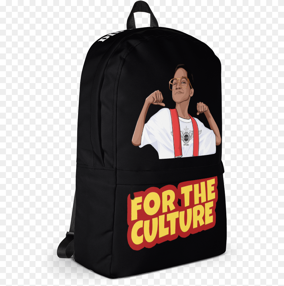 Transparent Steve Urkel Hand Luggage, Bag, Backpack, Adult, Female Free Png