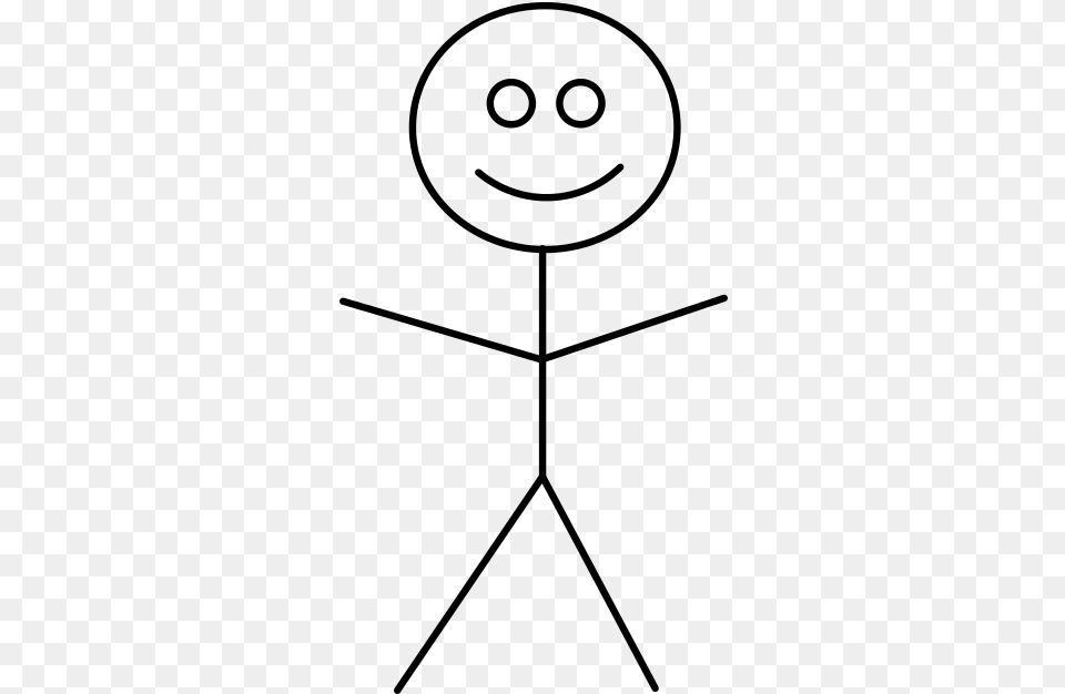 Transparent Stick Figure Clipart, Gray Free Png Download