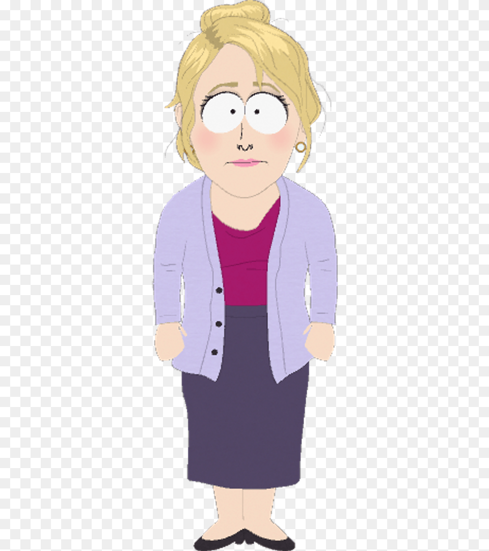 Transparent Stick Woman South Park Caja De Buddha, Clothing, Knitwear, Sweater, Person Free Png