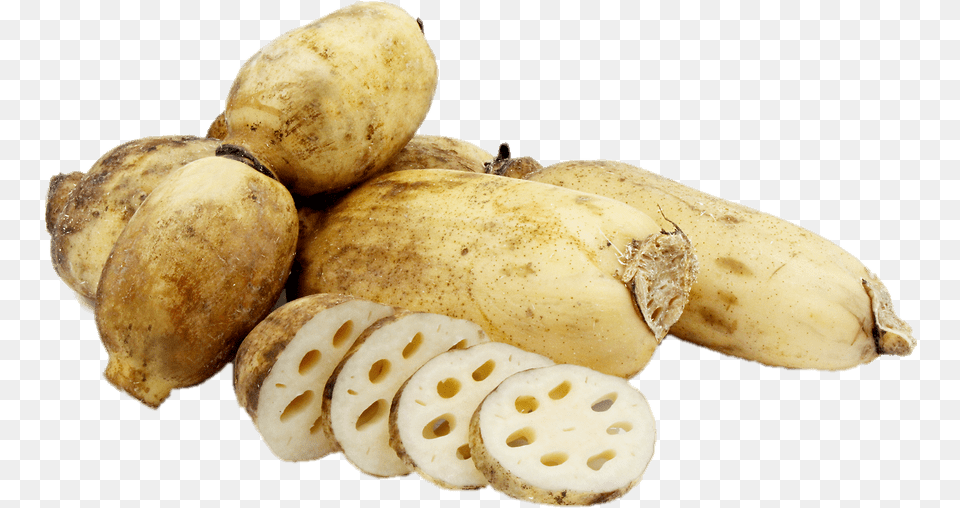 Transparent Stickpng Lotus Root In Spanish, Food, Plant, Potato, Produce Free Png Download