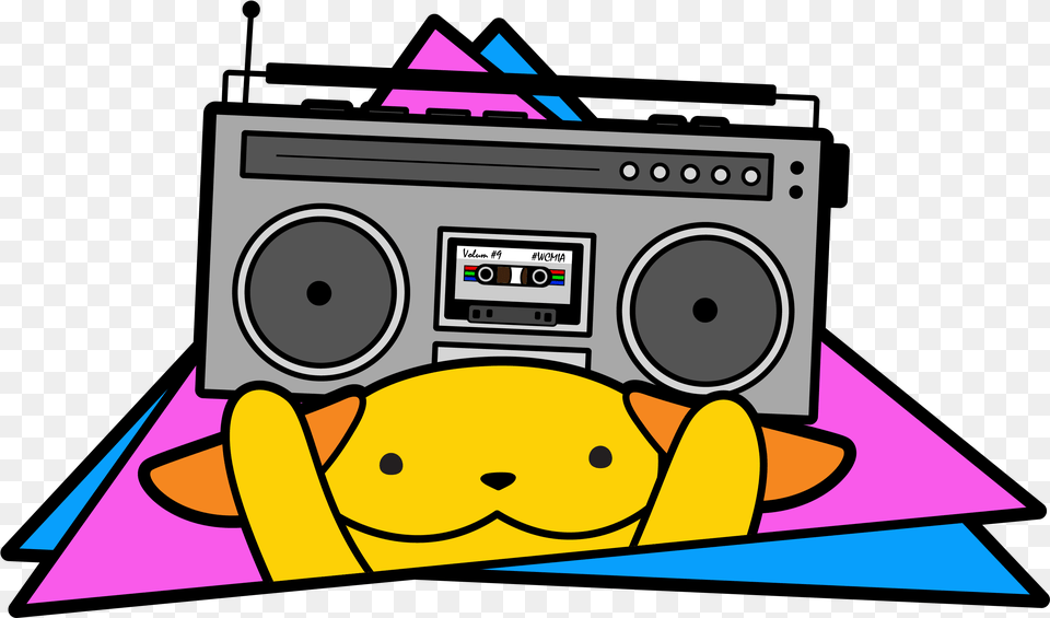Transparent Stock Boombox Clipart Purple Hip Hop Music Box, Electronics, Stereo Free Png Download