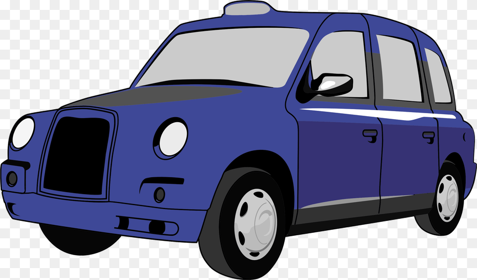 Transparent Stock Clipart London Taxi Blue Taxi, Transportation, Vehicle, Car Png
