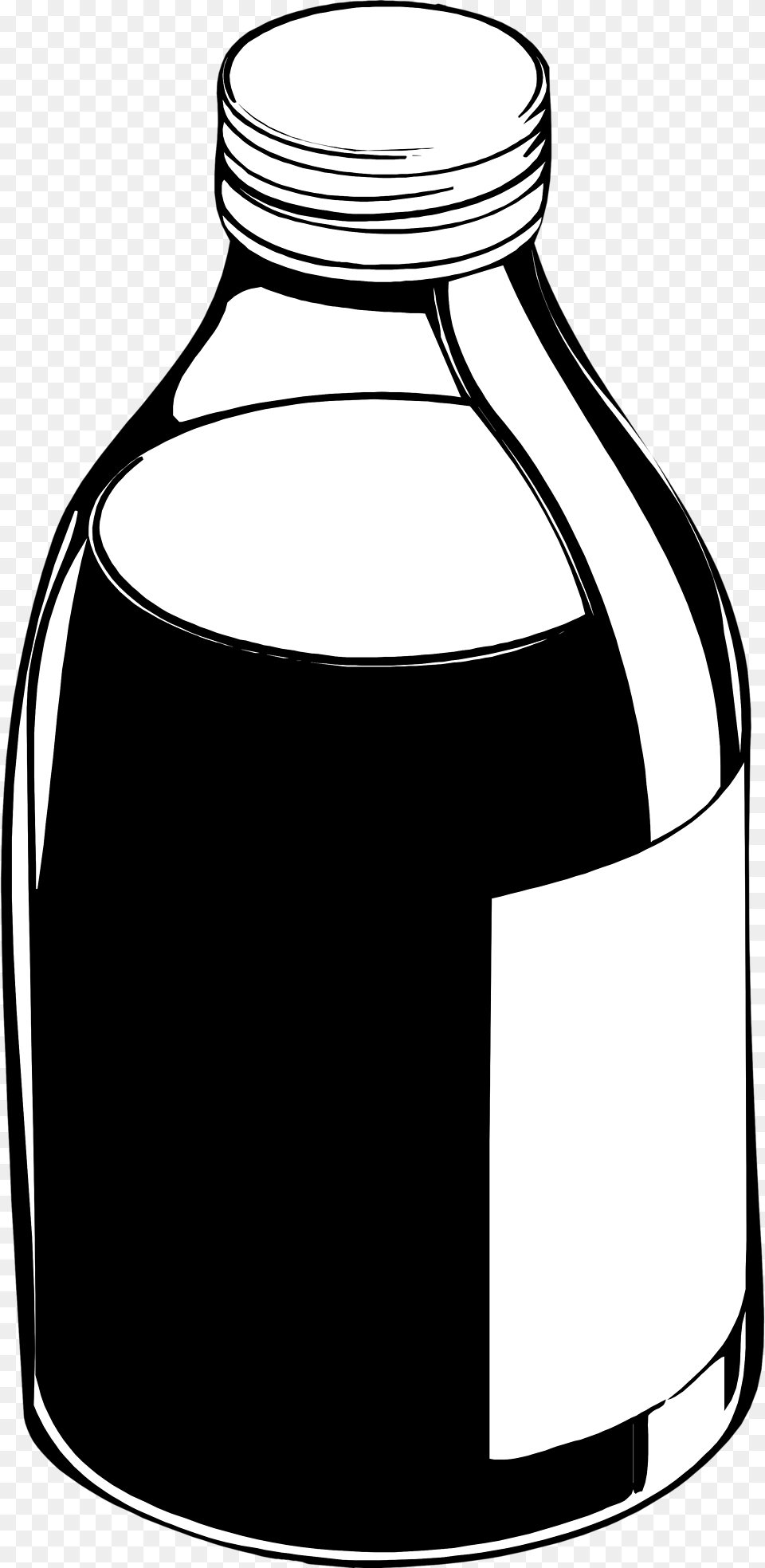Transparent Stock Collection Of Bottle High Cough Syrup Black And White, Ink Bottle, Shaker Png Image