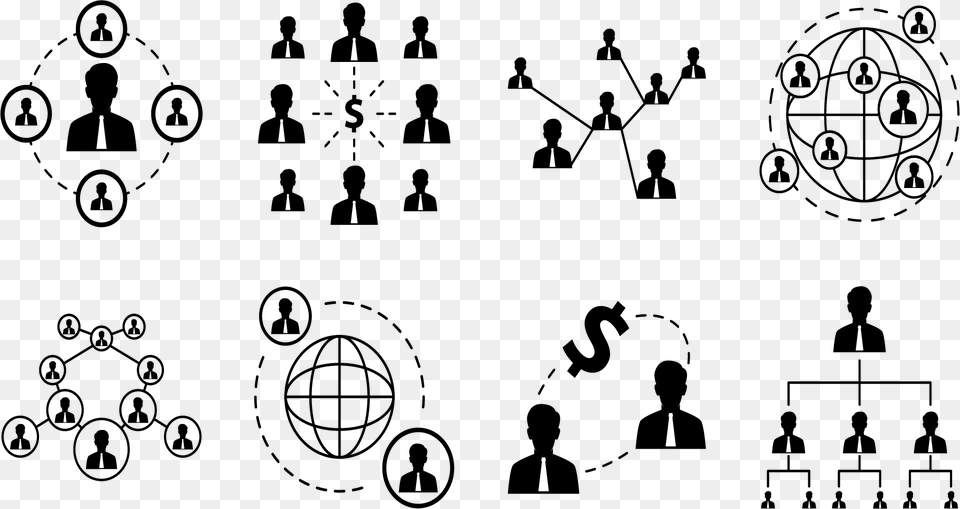 Transparent Stock Computer Icon Organization Chart Network Icon Vector, Person, Head, Sphere, Face Png Image