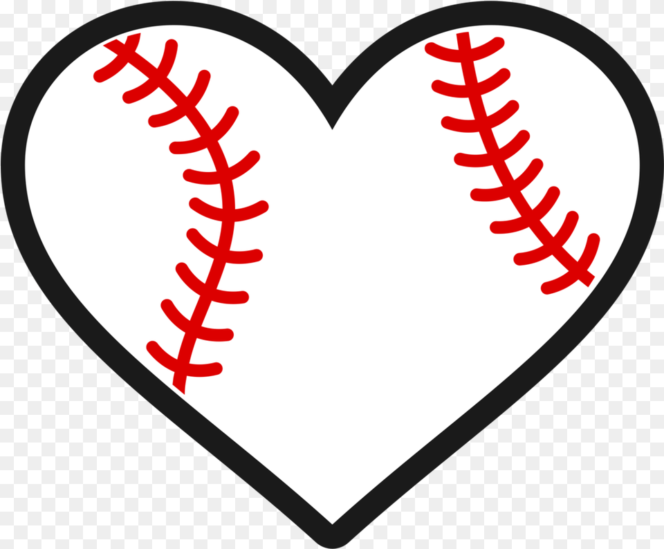 Transparent Stock Stitches Files Baseball Heart Svg Png Image