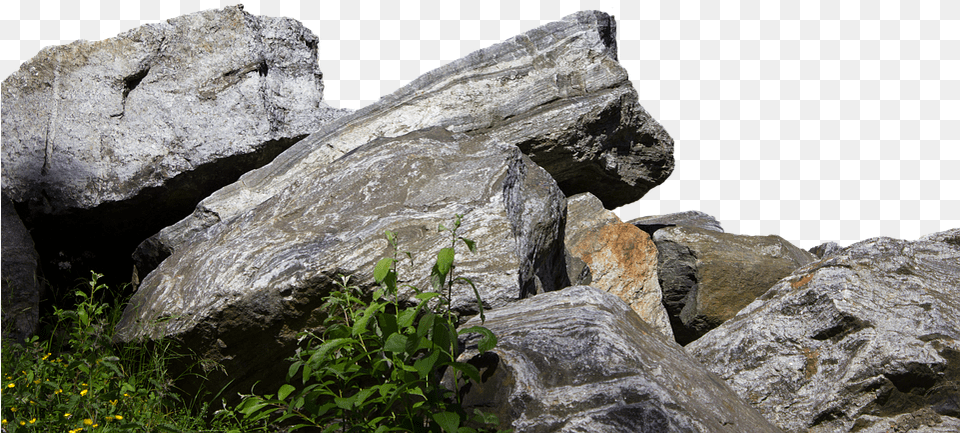 Transparent Stone Rock, Rubble, Slate, Plant, Outdoors Png
