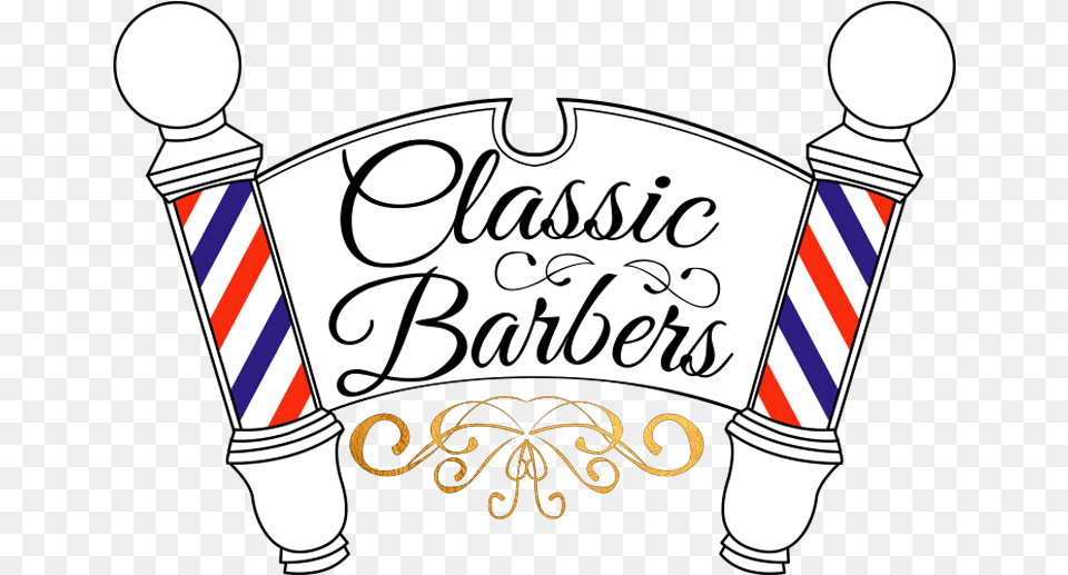 Transparent Straight Razor Clipart Classic Barber Shop Logo, Text Png