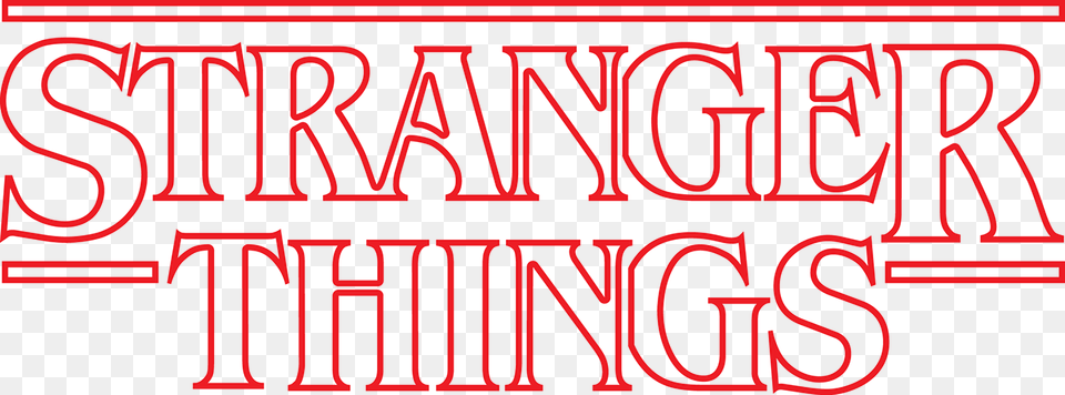 Transparent Stranger Things Title, Light, Text Free Png Download