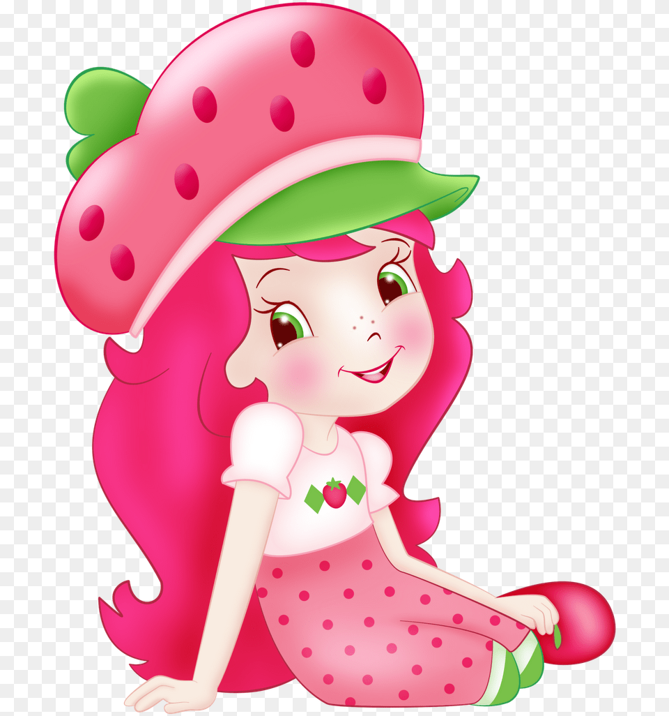 Transparent Strawberry Shortcake Clipart Strawberry Shortcake Cartoon, Baby, Person, Face, Head Png Image
