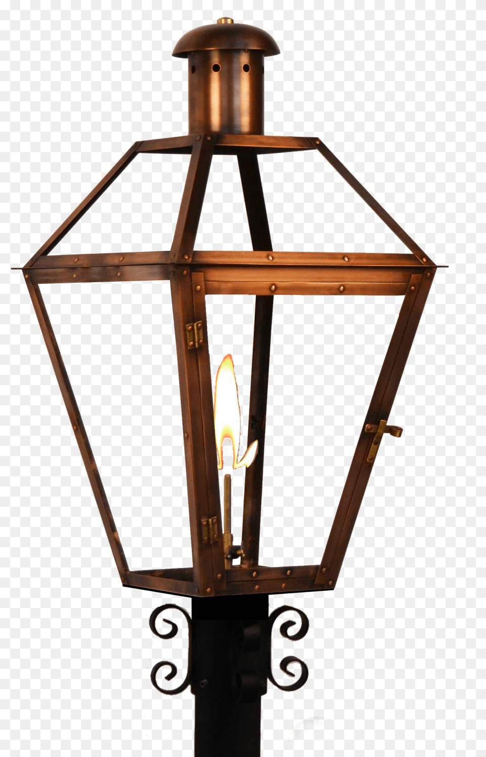 Transparent Street Lamp Post, Cross, Symbol, Lampshade Png Image