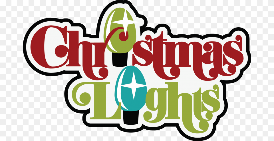 String Lights Clipart Christmas Scrapbook Lights, Logo, Dynamite, Weapon Free Transparent Png