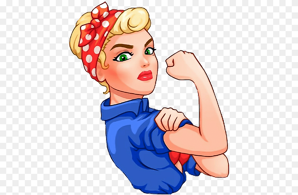 Strong Woman Clipart Pop Art Strong Woman, Baby, Person, Face, Head Free Transparent Png
