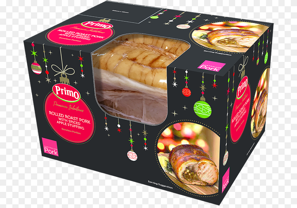 Transparent Stuffing Christmas Ham In Box, Bread, Food, Lunch, Meal Free Png Download