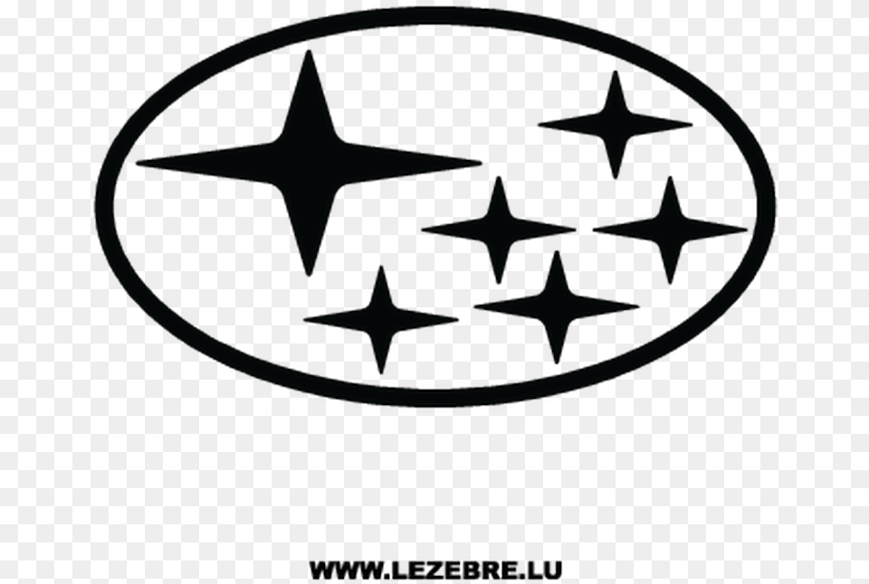 Transparent Subaru Logo Subaru Logo Black And White, Star Symbol, Symbol Png