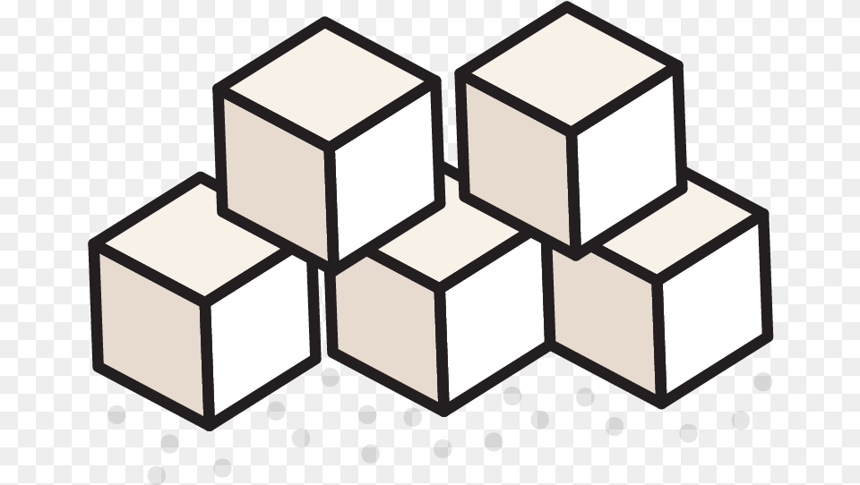 Transparent Sugar Cube Sugar Cubes Clipart, Toy, Rubix Cube Png Image