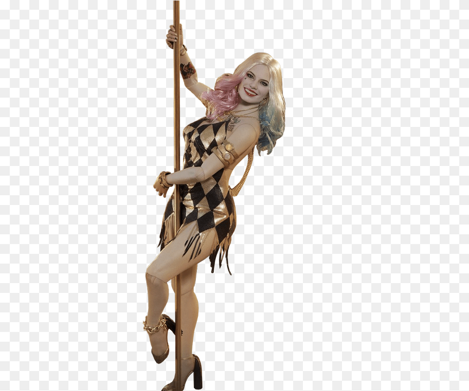 Transparent Suicide Squad Harley Quinn Harley Quinn Dress Movie, Adult, Person, Female, Woman Png Image