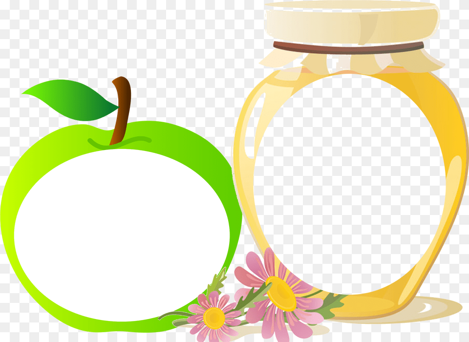 Transparent Sukkot Clipart Flower, Jar, Food, Honey, Fruit Free Png Download