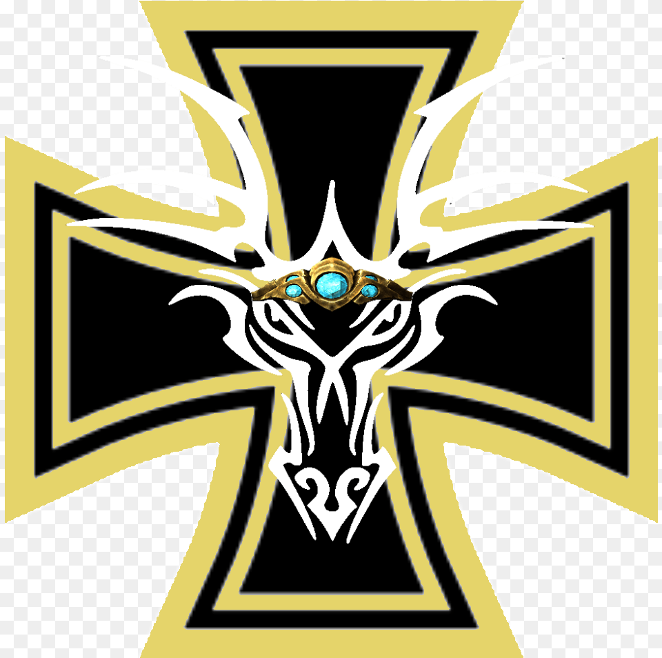 Transparent Summerslam Logo White Supremacist Tattoo Cross, Symbol, Emblem Png Image