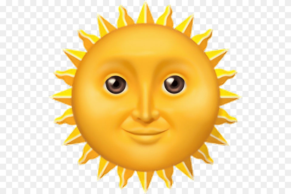 Transparent Sun Face Clipart Sun Sonne Emoji Apple, Gold, Baby, Person, Animal Png