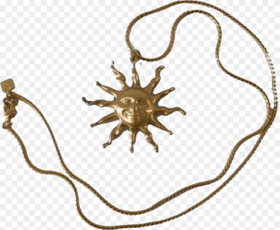 Transparent Sun Star Moodboard, Accessories, Jewelry, Necklace, Bronze Free Png