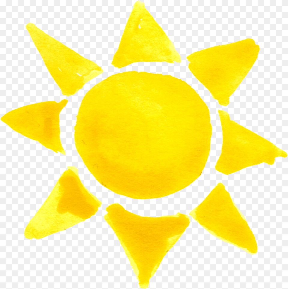 Transparent Sun Watercolor Sol Dibujo A Lapiz, Symbol Free Png