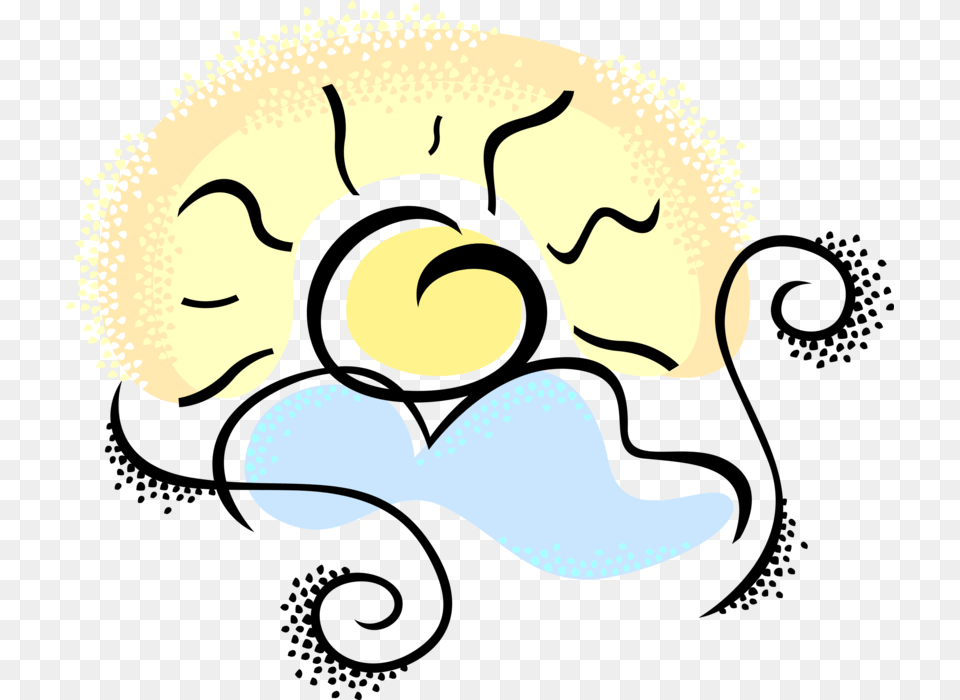 Transparent Sunrise Vector Sun Cloud, Head, Person, Face, Baby Free Png Download