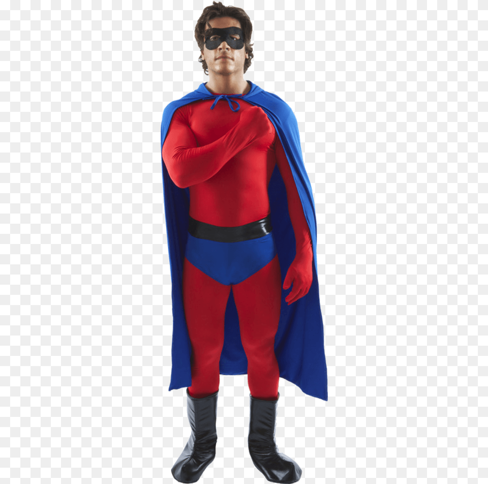 Transparent Super Hero Cape Crusader Superhero, Person, Long Sleeve, Sleeve, Costume Free Png