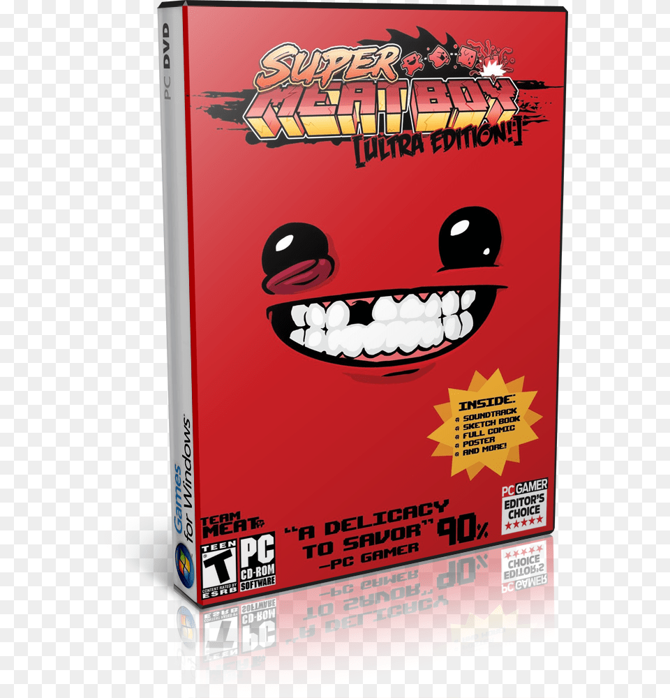 Transparent Super Meat Boy Super Meat Boy Switch, Advertisement, Poster, Qr Code Png