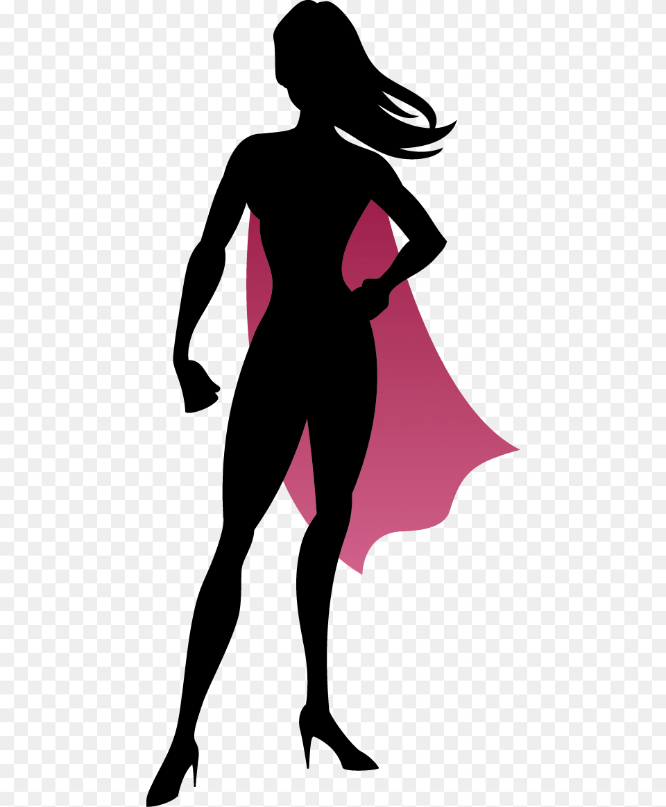 Transparent Super Mom Mom And Sons Cartoon, Adult, Silhouette, Person, Leisure Activities Free Png