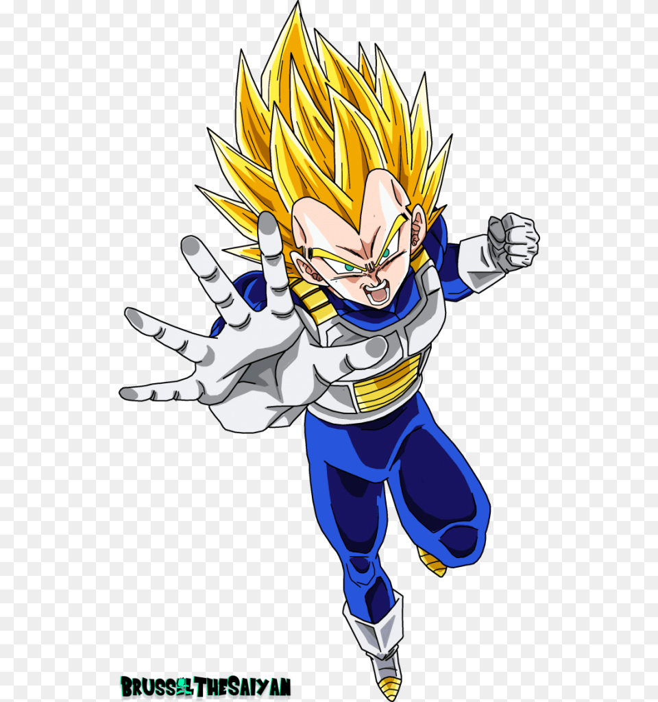 Transparent Super Saiyan Vegeta Super Sayajin, Book, Comics, Publication, Manga Free Png Download