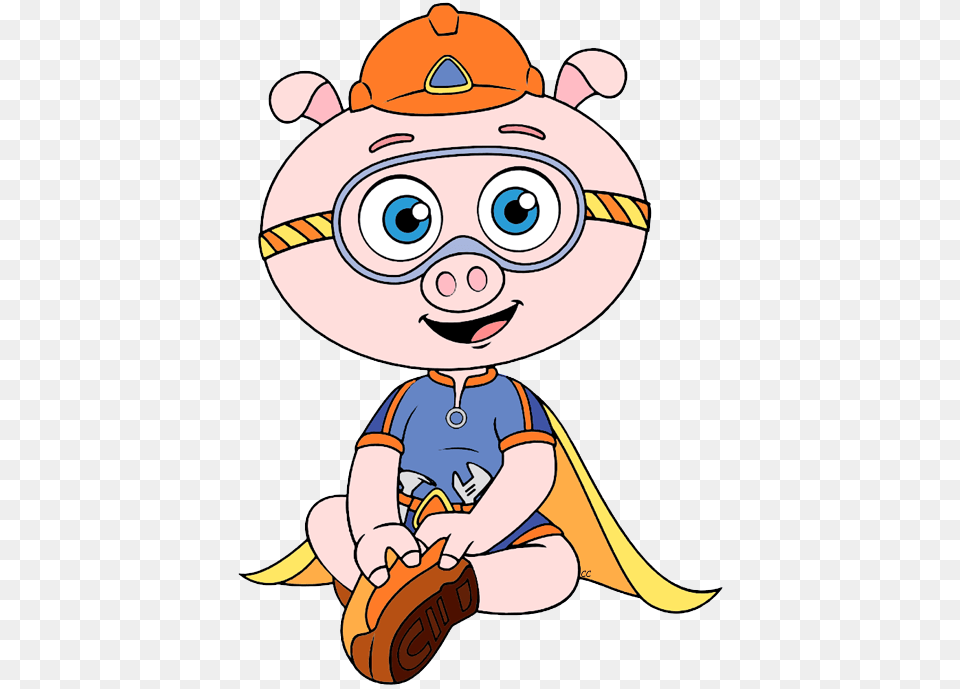 Transparent Super Why Super Why Alpha Pig Clipart, Cartoon, Baby, Person, Face Png Image