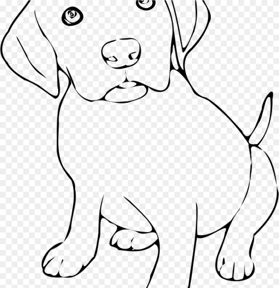 Transparent Superhero Clipart Black And White Clip Art Dog, Gray Png Image