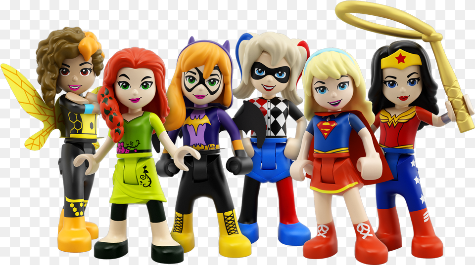 Transparent Superhero Dc Super Heroes Girl Lego, Figurine, Doll, Toy, Baby Png Image