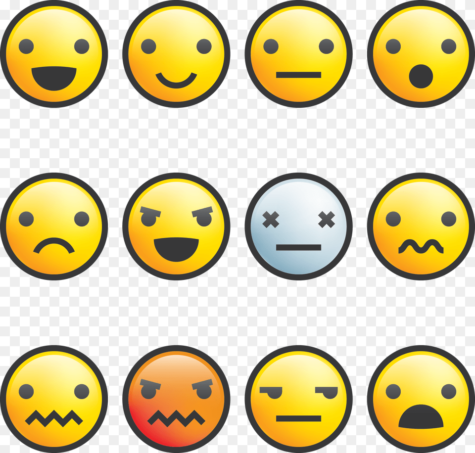 Transparent Surprised Face Emoji Icon Smile Square, Symbol, Sign, Logo Free Png